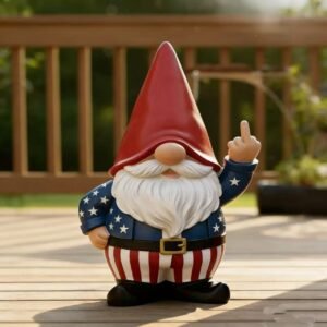 Grumpy Patriot Gnome
