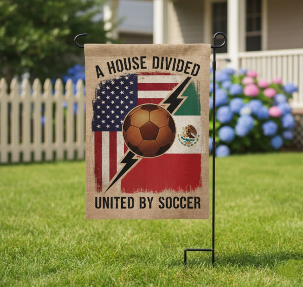 2026 World Cup rivalry garden flag
