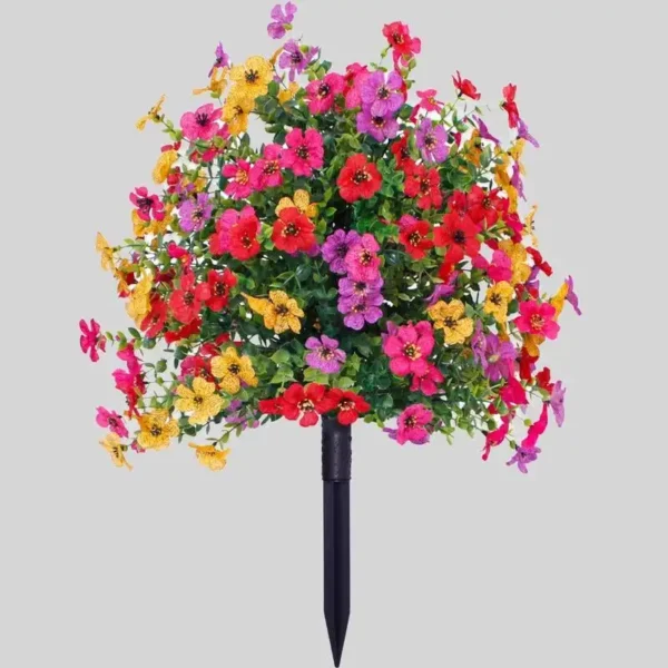 Outdoor artificial flower decoration