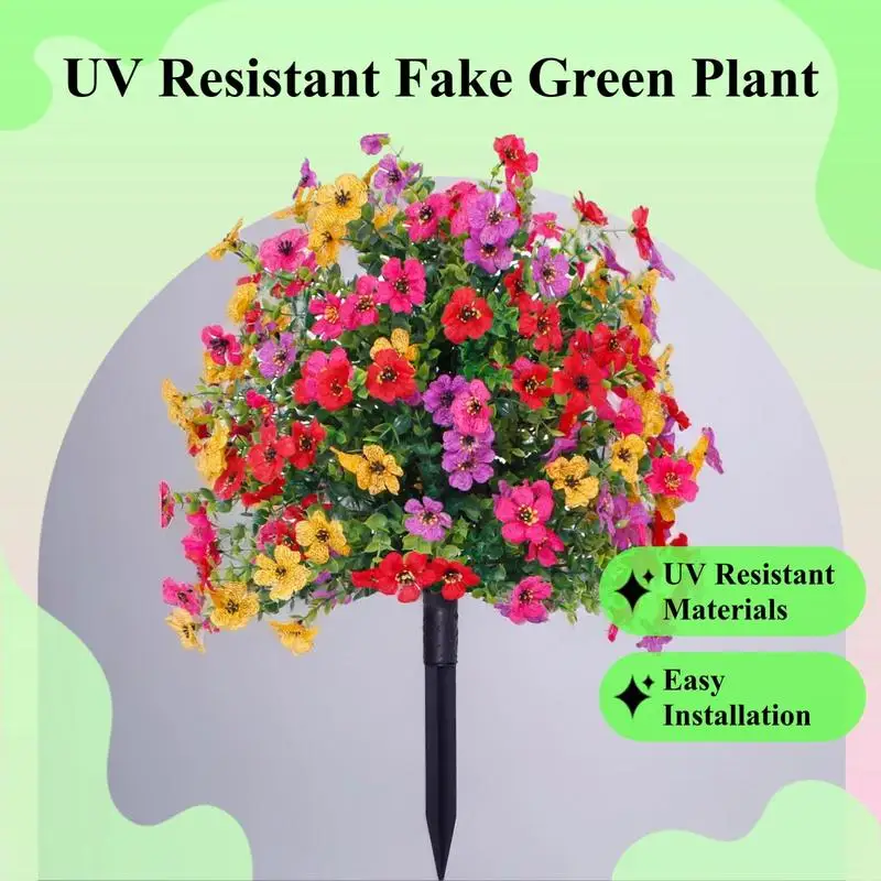 UV resistant fake green plant